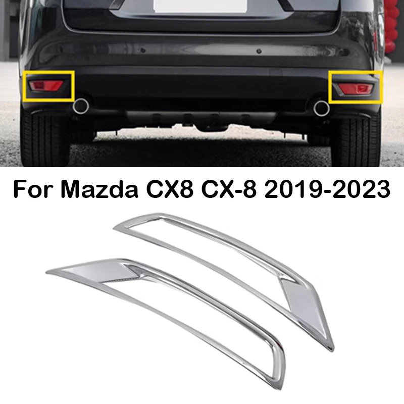 Rear Fog Light Lamp Cover Trim ABS Chrome Car Tail Fog Lamp Trim Cover Accessories For Mazda 8 CX8 CX-8 2019 2020 2021 2022 2023
Rear Fog Light Lamp Cover Trim ABS Chrome Car Tail Fog Lamp Trim Cover Accessories For Mazda 8 CX8 CX-8 2019 2020 2021 2022 2023