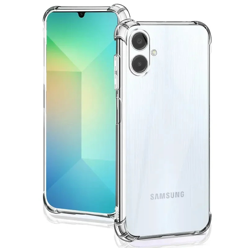 Чехлы для Samsung Galaxy A06 4G A16 A 06 A16, мягкий силиконовый чехол, прозрачный противоударный чехол с подушкой безопасности, чехол для телефона из ТПУ Celulares
Чехлы для Samsung Galaxy A06 4G A16 A 06 A16, мягкий силиконовый чехол, прозрачный противоударный чехол с подушкой безопасности, чехол для телефона из ТПУ Celulares