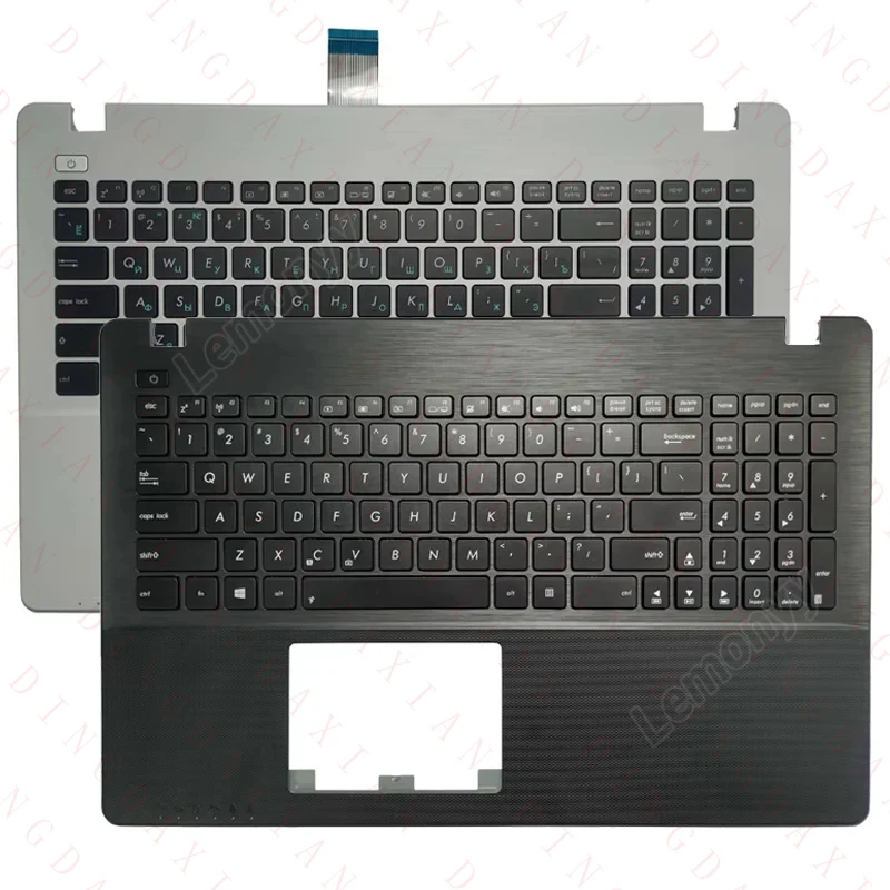 F+ NEW Russian/US Laptop Keyboard Palmrest Cover For Asus X550 K550 K550V X550C X550VC X550J X550V A550L Y581C F550 A550 F552
F+ NEW Russian/US Laptop Keyboard Palmrest Cover For Asus X550 K550 K550V X550C X550VC X550J X550V A550L Y581C F550 A550 F552