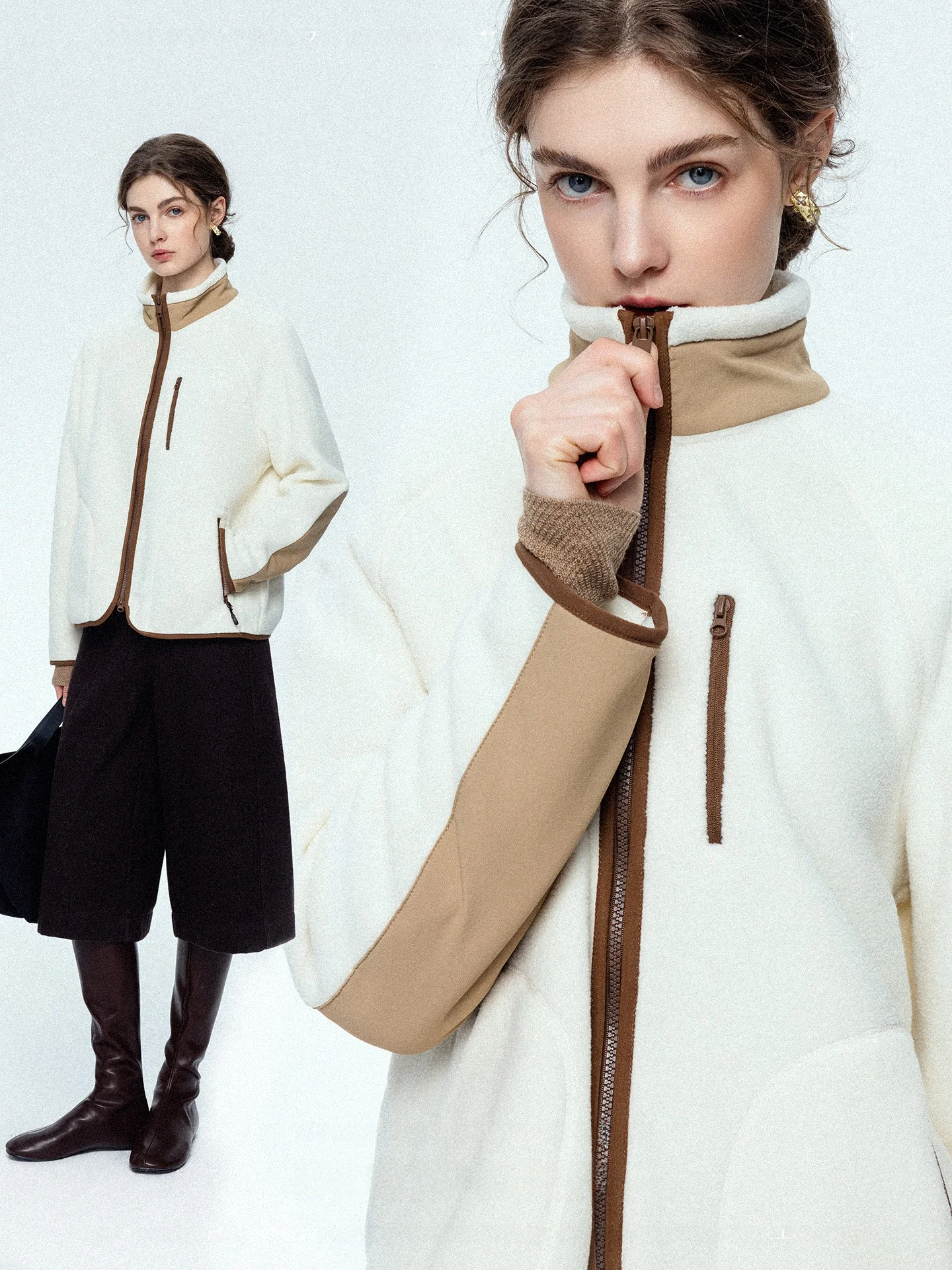 Fashionable Streetwear Unisex Ultra Soft Skin-friendly Warm Fleece Stand Collar Versatile Jacket Women's Short Outerwear
Fashionable Streetwear Unisex Ultra Soft Skin-friendly Warm Fleece Stand Collar Versatile Jacket Women's Short Outerwear