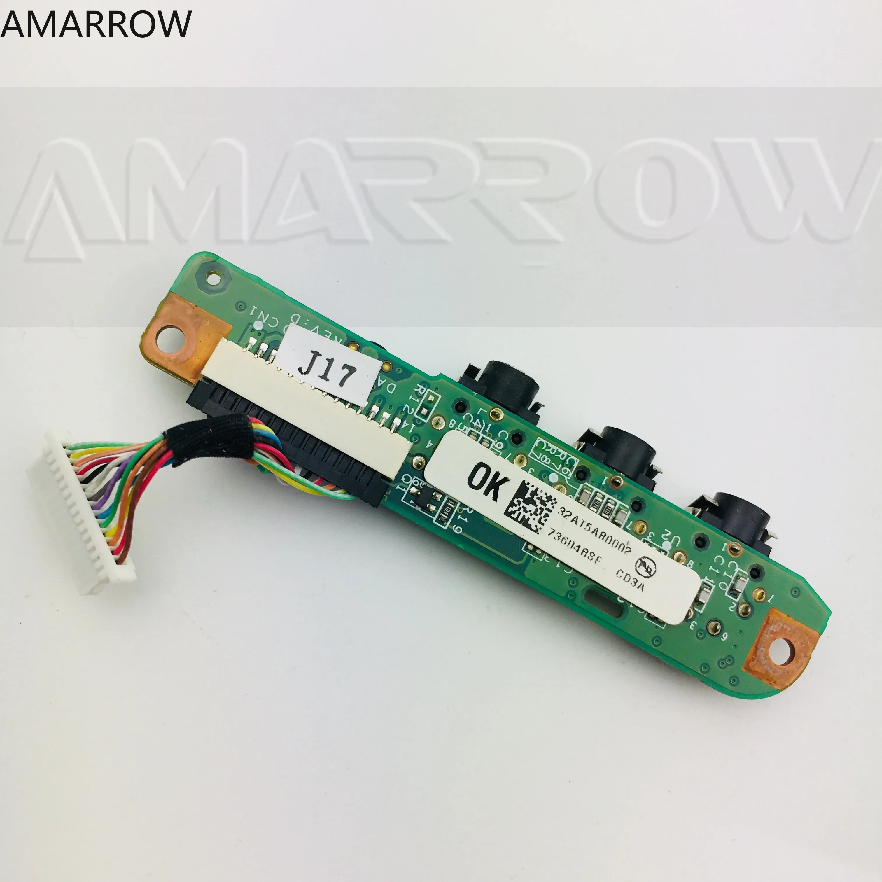 Оригинальная печатная плата с аудиоразъемом для HP DV9000, звуковая плата DA0AT5AB8D0
Оригинальная печатная плата с аудиоразъемом для HP DV9000, звуковая плата DA0AT5AB8D0