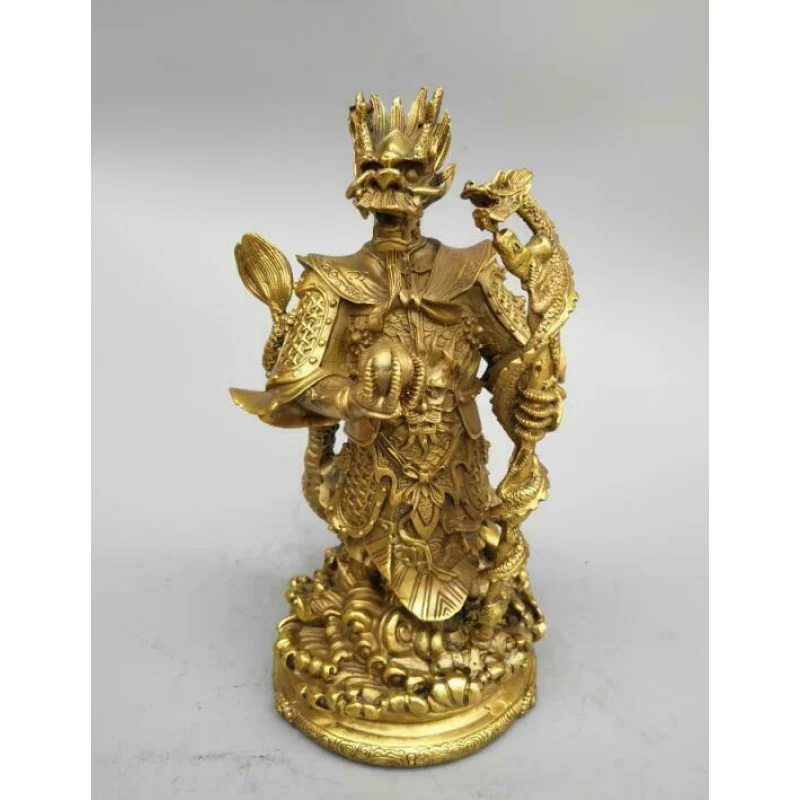 bronxe handwork Standing crutch east sea dragon king statue carver beast statue
bronxe handwork Standing crutch east sea dragon king statue carver beast statue