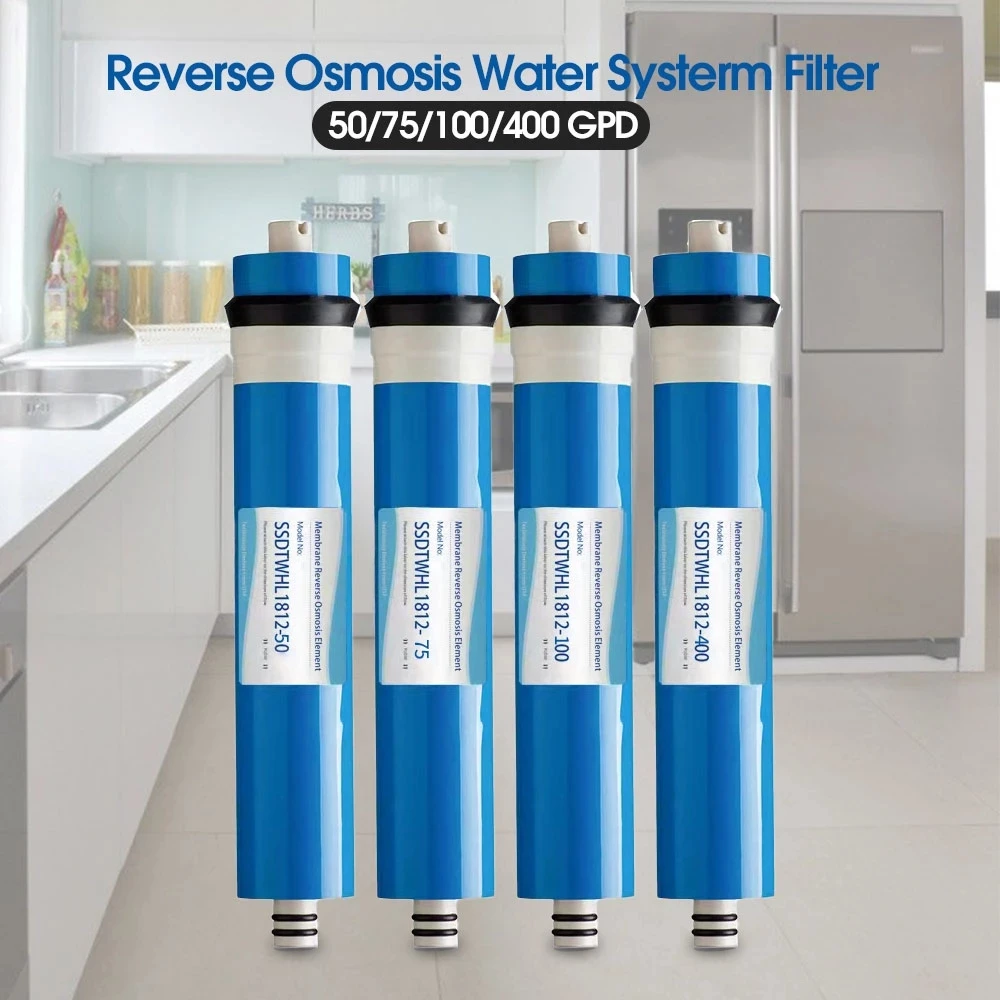 50/75/100 GPD Kitchen RO Membrane Reverse Osmosis Replacement Water System Filter Purification Water Filtration Reduce Bacteria 
50/75/100 GPD Kitchen RO Membrane Reverse Osmosis Replacement Water System Filter Purification Water Filtration Reduce Bacteria