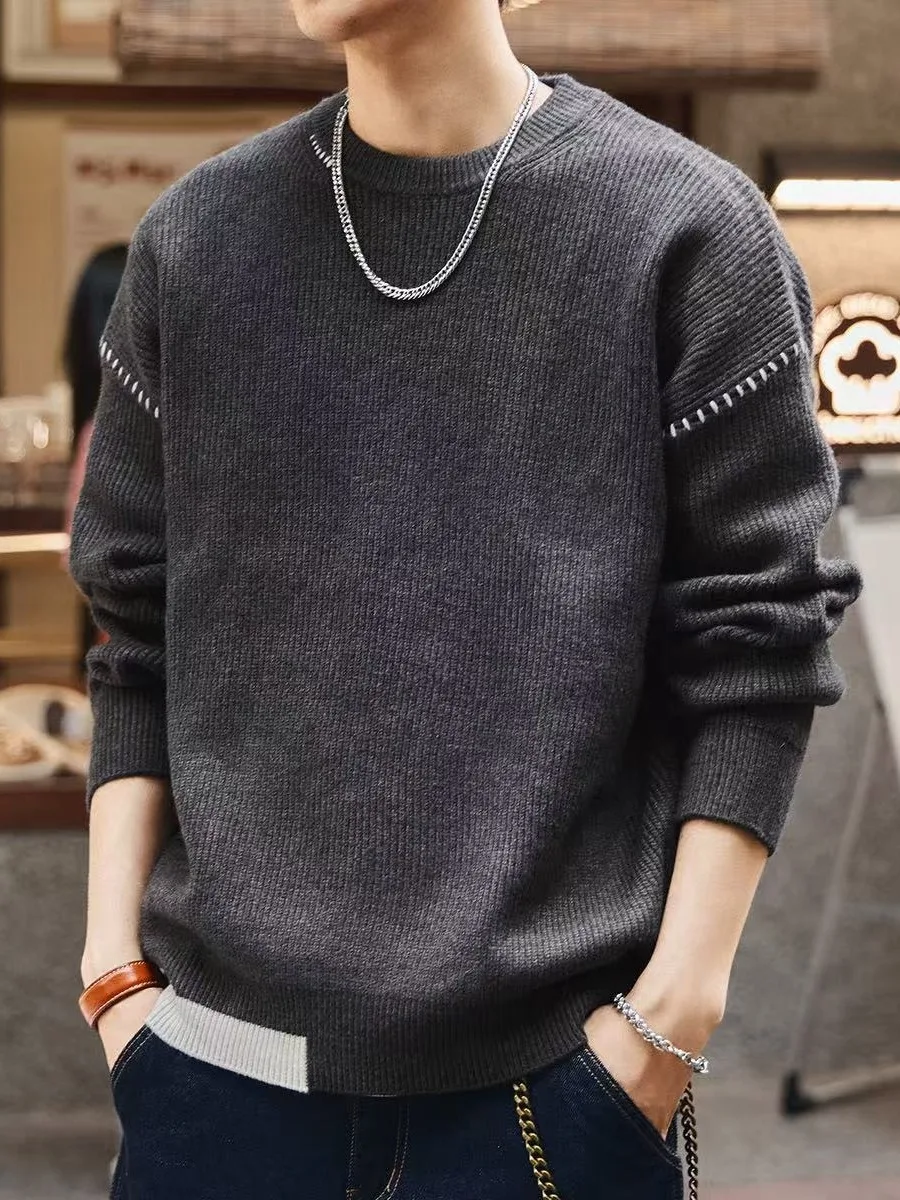 Мужской осенне-зимний круглый свитер Ne, повседневный, свободный, модный, универсальный, ленивый, простой, вязаный, теплый, удобный
Мужской осенне-зимний круглый свитер Ne, повседневный, свободный, модный, универсальный, ленивый, простой, вязаный, теплый, удобный