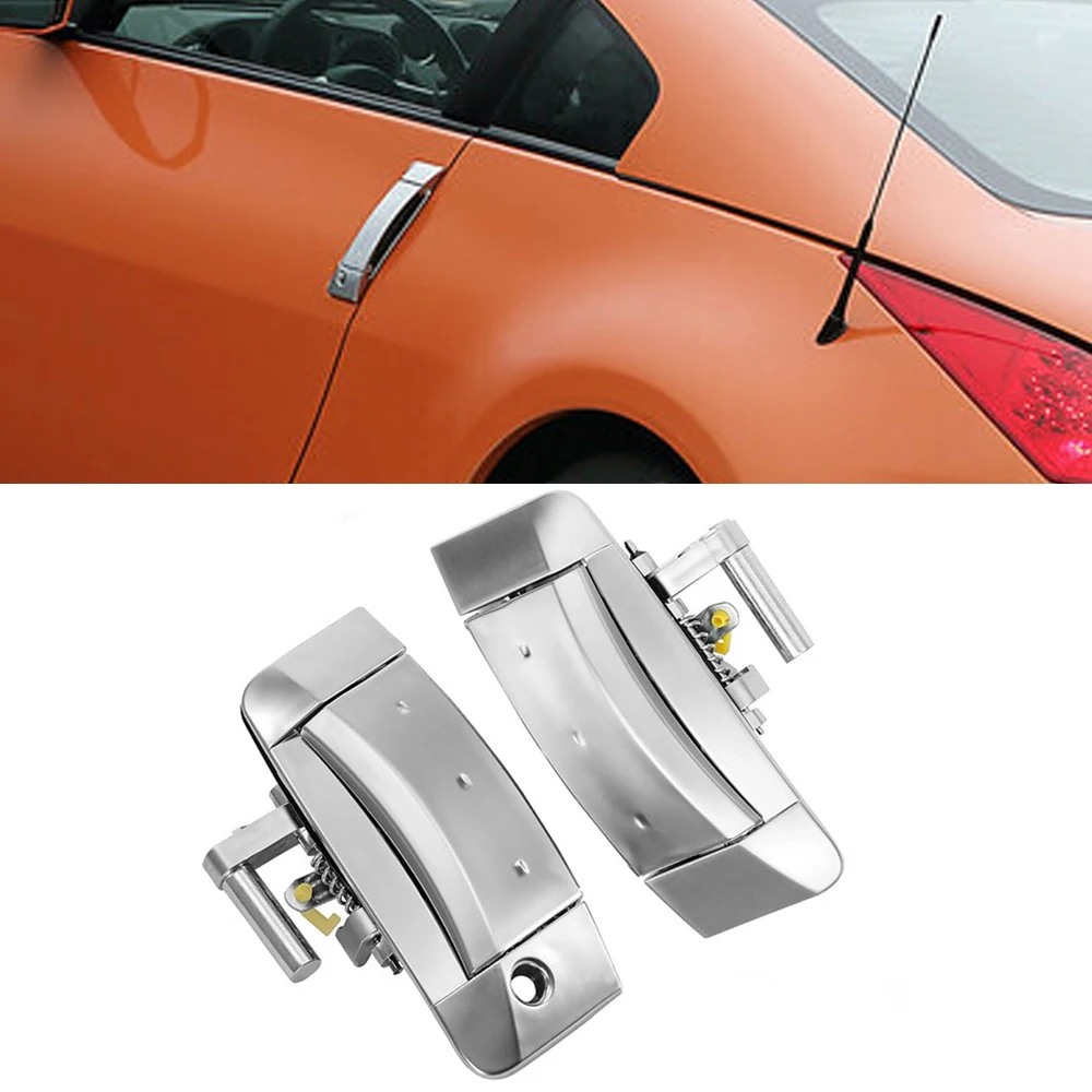 Outside Exterior Door Handle 80607-CD41E 80606-CD01E Front Driver & Passenger Side Compatible With Nissan 350Z 2003-2009 Chrome
Outside Exterior Door Handle 80607-CD41E 80606-CD01E Front Driver & Passenger Side Compatible With Nissan 350Z 2003-2009 Chrome