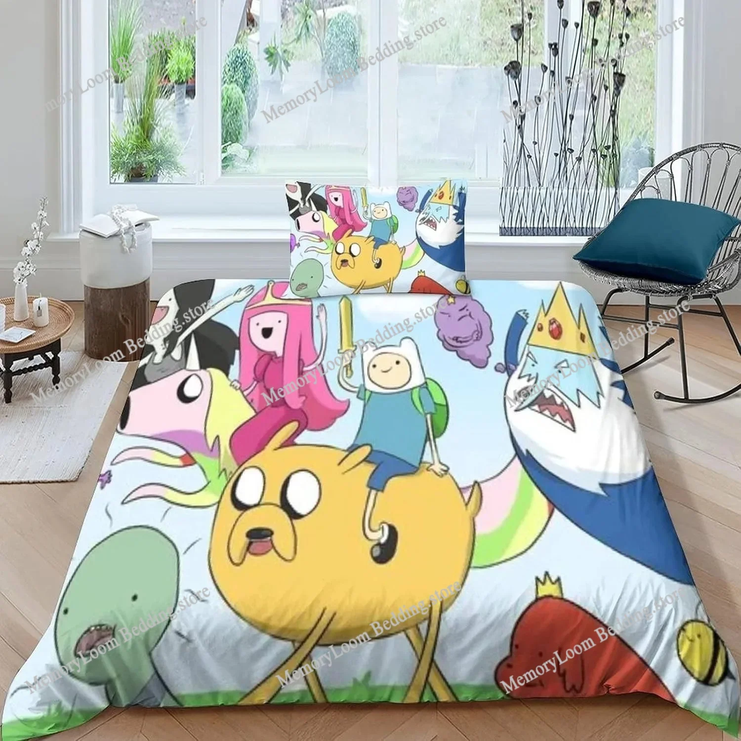 Duvet Cover Adventure Time 3D Exquisite Cartoon Anime Print Bedding Set Comforter Bed Youth Home Decor Kids Girls Gift
Duvet Cover Adventure Time 3D Exquisite Cartoon Anime Print Bedding Set Comforter Bed Youth Home Decor Kids Girls Gift