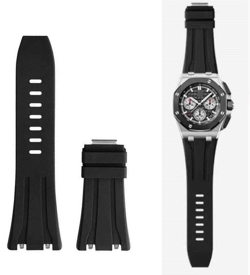 New Fluororubber Watch Strap for Audemars Piguet 26420 Fluororubber Strap Original Quick Release Adhesive Tape 43 Dial Royal Oak
New Fluororubber Watch Strap for Audemars Piguet 26420 Fluororubber Strap Original Quick Release Adhesive Tape 43 Dial Royal Oak