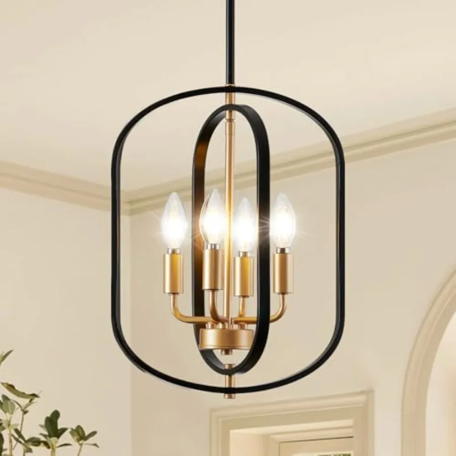 Black and Gold Chandelier for Dining Room Light Fixture Chandelier for Entryway Light Fixture Foyer Lighting Fixtures Adjustabl
Black and Gold Chandelier for Dining Room Light Fixture Chandelier for Entryway Light Fixture Foyer Lighting Fixtures Adjustabl