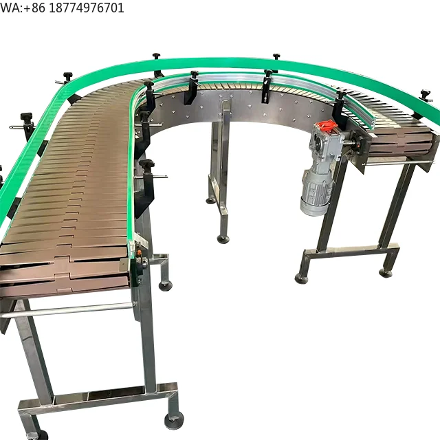 Adjustable Curved Modular Conveyor Plastic Modular Chain Conveyors with Adjustable Guide Rails Conveyor for Assembly / Filling
Adjustable Curved Modular Conveyor Plastic Modular Chain Conveyors with Adjustable Guide Rails Conveyor for Assembly / Filling