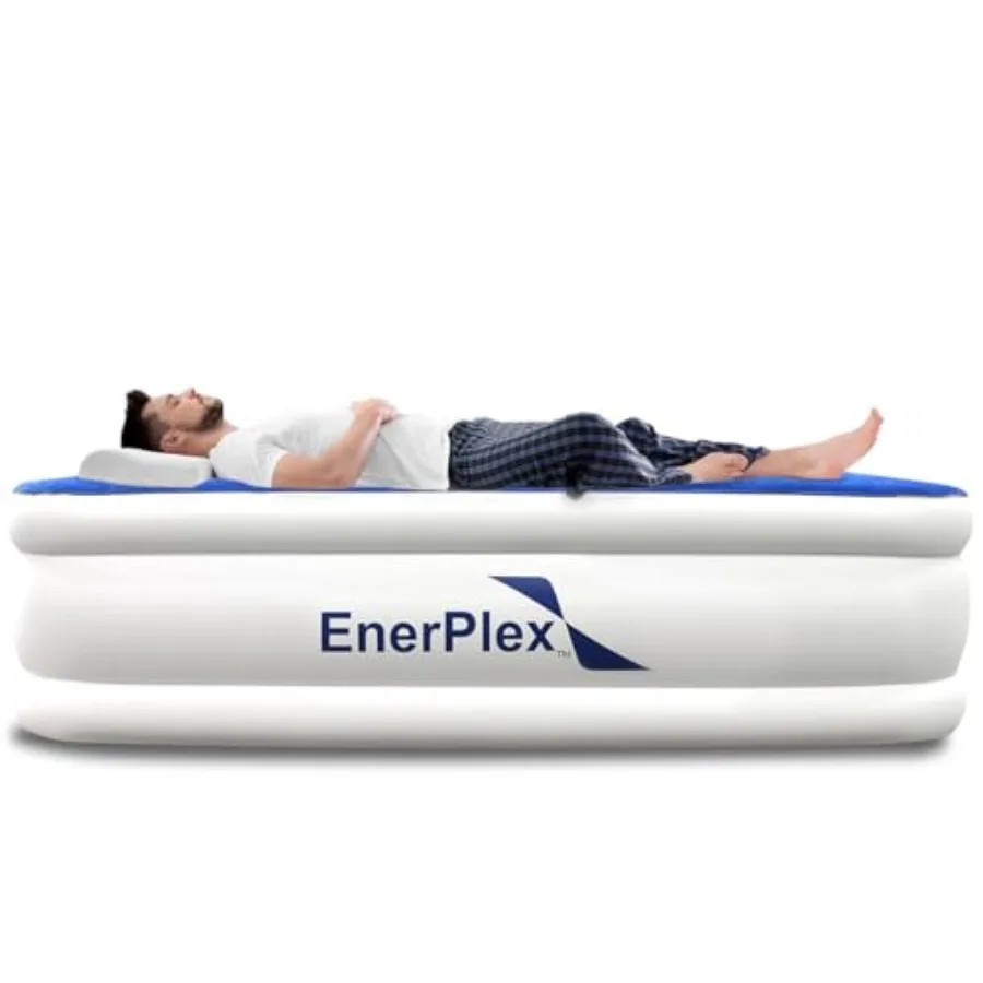 Air Mattress with Built in Pump - Self-Inflating Blow Up Mattress with Neck Support - Inflatable Air Bed for Portable Travel an
Air Mattress with Built in Pump - Self-Inflating Blow Up Mattress with Neck Support - Inflatable Air Bed for Portable Travel an
