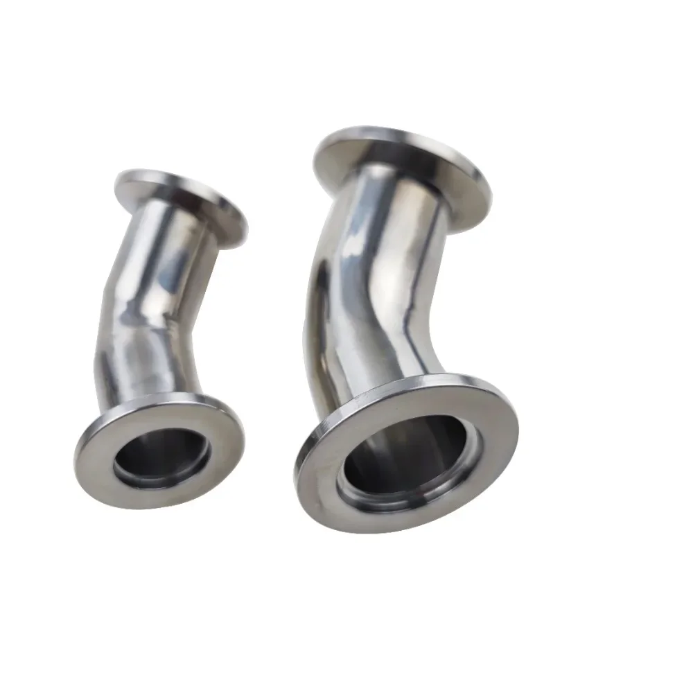 KF16 KF25 KF40 KF50 Vacuum Clamp Ferrule 45 Degree Elbow SUS 304 Stainless Steel Sanitarry Pipe Fitting Connector Homebrew
KF16 KF25 KF40 KF50 Vacuum Clamp Ferrule 45 Degree Elbow SUS 304 Stainless Steel Sanitarry Pipe Fitting Connector Homebrew