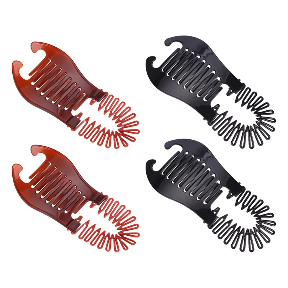 4 Pcs Plastic Clip Ponytail Wow Accessory Banana Hair Comb Clips for Hairpins Mini
4 Pcs Plastic Clip Ponytail Wow Accessory Banana Hair Comb Clips for Hairpins Mini