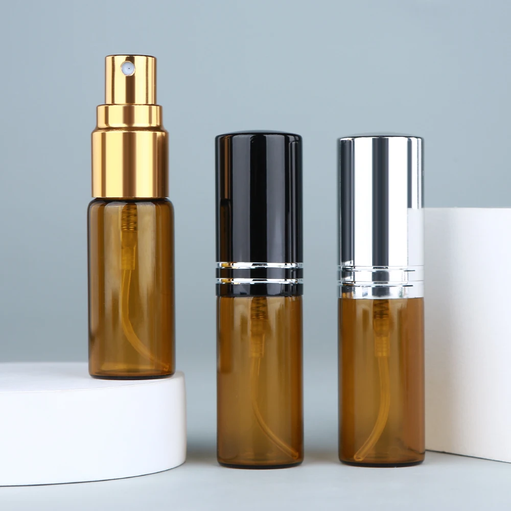 100Pcs/Lot 5ml Brown Empty Cosmetic Case Travel Spray Bottle Perfume For Gift Sample Mini Bottle Parfum Containrs Cosmetic Tools
100Pcs/Lot 5ml Brown Empty Cosmetic Case Travel Spray Bottle Perfume For Gift Sample Mini Bottle Parfum Containrs Cosmetic Tools