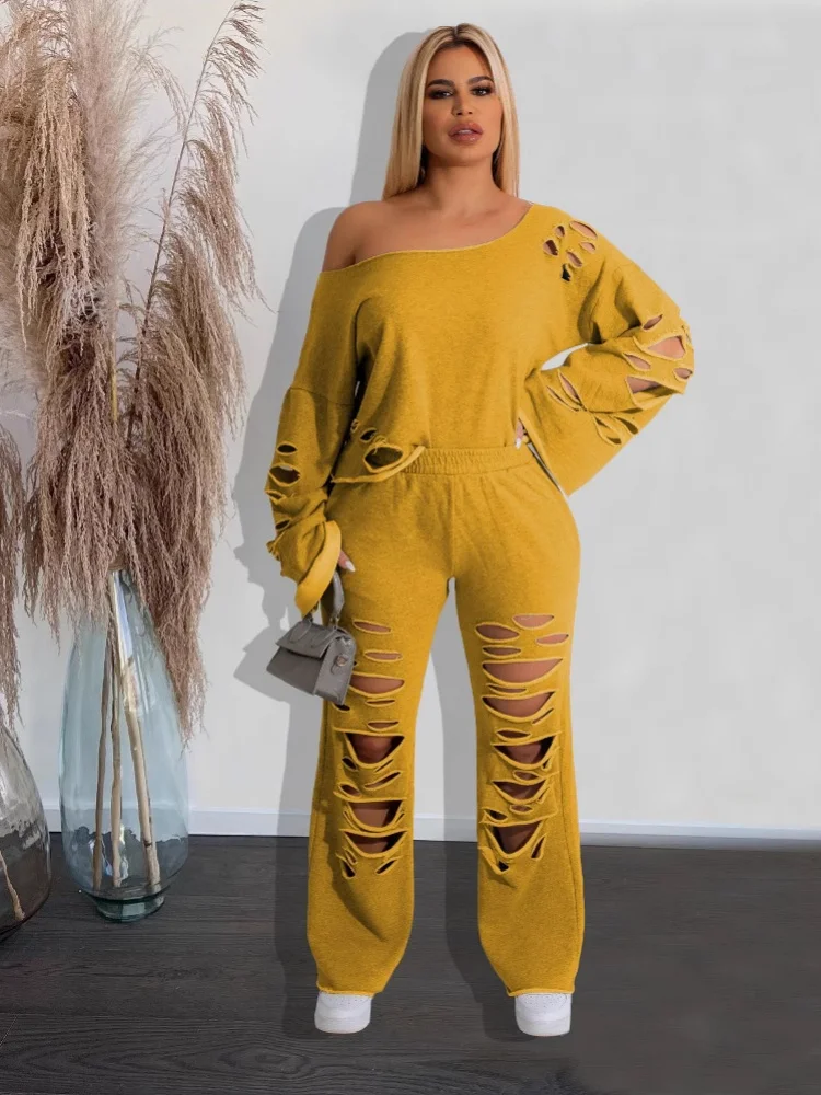 Sister Star 2025 Fashion Casual Solid Color Holes Loose Three-dimensional Tailoring Temperament Commuter Sweater Two-piece Suit
Sister Star 2025 Fashion Casual Solid Color Holes Loose Three-dimensional Tailoring Temperament Commuter Sweater Two-piece Suit