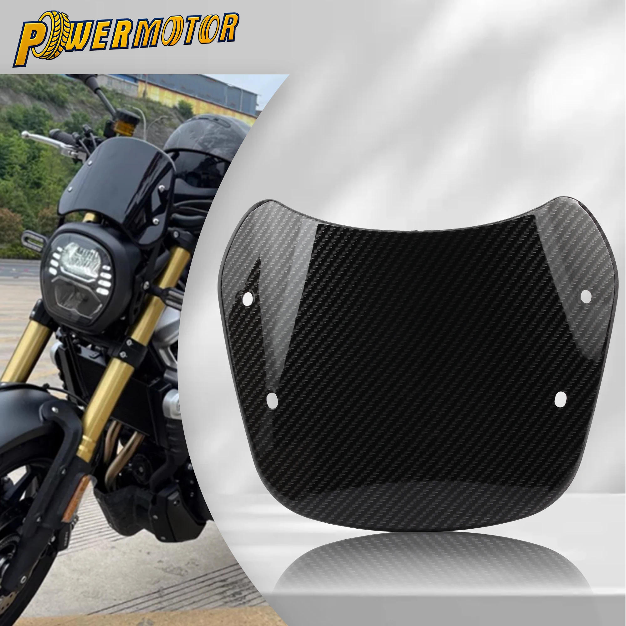 5-7 In Motorcycle Headlight Windshield Front Windscreen Deflector For Yamaha Kawasaki Suzuki Universal Modified Accessories 
5-7 In Motorcycle Headlight Windshield Front Windscreen Deflector For Yamaha Kawasaki Suzuki Universal Modified Accessories
