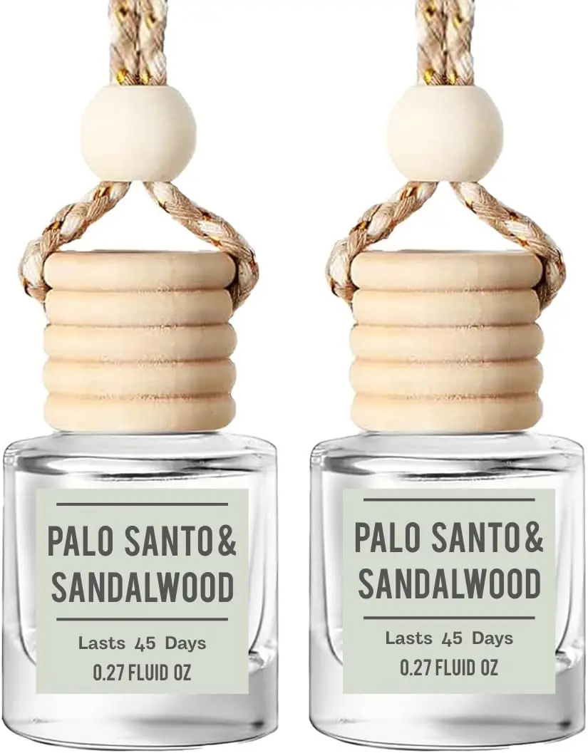 Natural Palo Santo & Sandalwood Car Freshener – Long Lasting Essential Oil Diffuser, 2-Pack for Car, Closet, Bathroom
Natural Palo Santo & Sandalwood Car Freshener – Long Lasting Essential Oil Diffuser, 2-Pack for Car, Closet, Bathroom