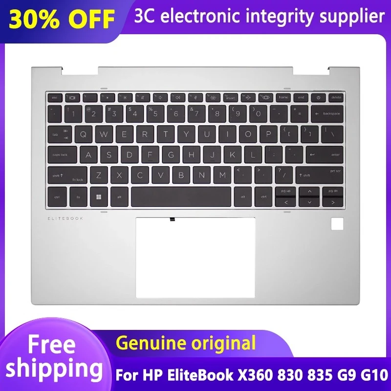 Original New US Keyboard for HP EliteBook X360 830 G9 G10 835 G9 G10 Laptop Palmrest with Backlit Keyboard Upper Cover Top Case
Original New US Keyboard for HP EliteBook X360 830 G9 G10 835 G9 G10 Laptop Palmrest with Backlit Keyboard Upper Cover Top Case