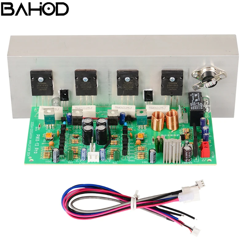 Плата усилителя высокой мощности PMX-300W Dual Dhannel 2SA1943/2SC5200 HIFI усилитель
Плата усилителя высокой мощности PMX-300W Dual Dhannel 2SA1943/2SC5200 HIFI усилитель