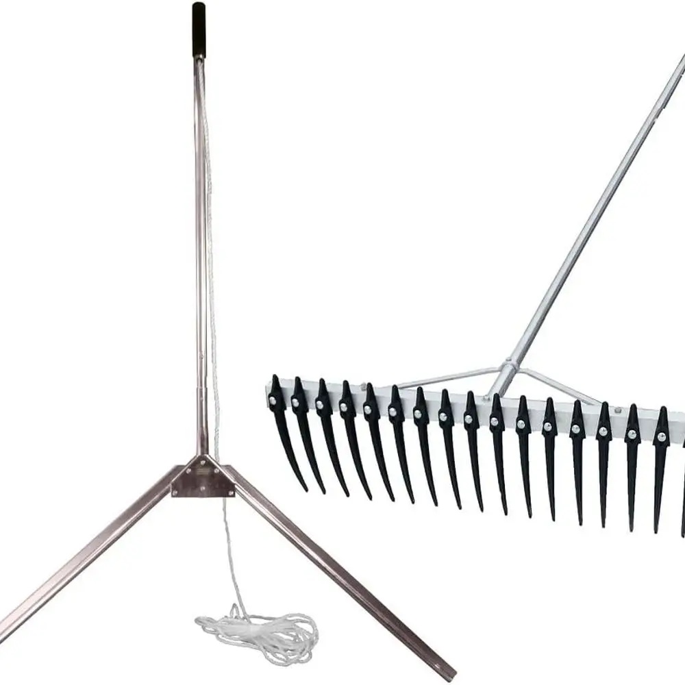 49 Long-Handled Aquatic Weed Cutter and RakeZilla Rake for Lake and Pond Weed Management