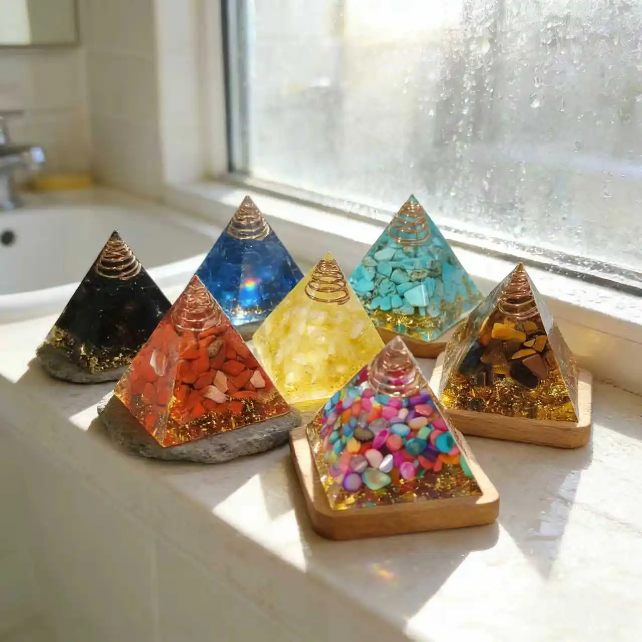 4cm Natural Crystal Pyramid for Chakra Balancing & Sacred Geometry - Aids in Energy Cleansing and Lucid Bedroom Dreaming
4cm Natural Crystal Pyramid for Chakra Balancing & Sacred Geometry - Aids in Energy Cleansing and Lucid Bedroom Dreaming