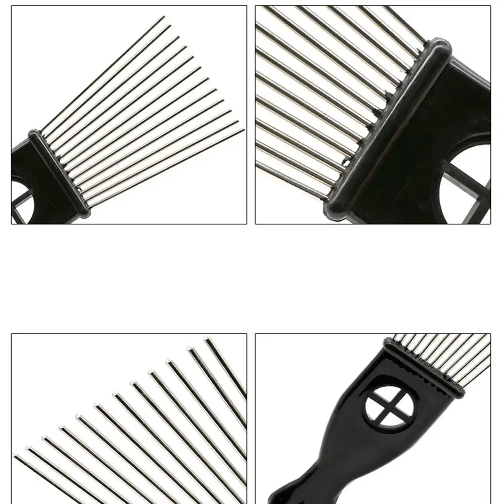Steel Needle Comb Rake Grooming Detangle Extra Wide Tooth Handle Men Women Kids Smooth Scalp Massage Hair Stylist Professional
Steel Needle Comb Rake Grooming Detangle Extra Wide Tooth Handle Men Women Kids Smooth Scalp Massage Hair Stylist Professional