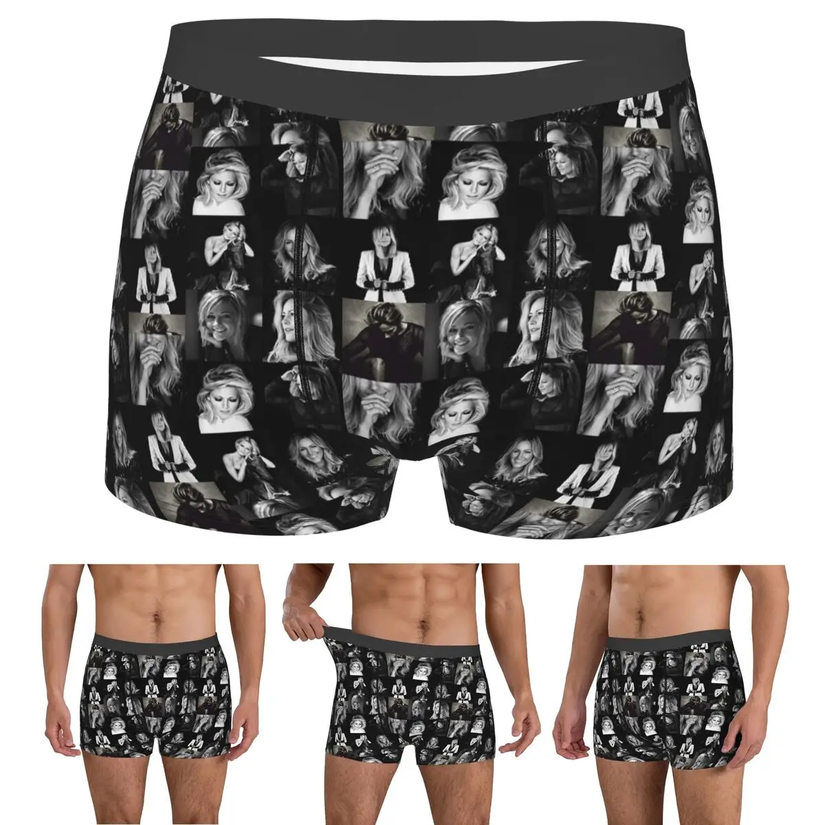 Boxer Underpants Shorts Helene Fischer Collage Panties Men Ventilate Underwear for Homme Man Boyfriend Gifts
Boxer Underpants Shorts Helene Fischer Collage Panties Men Ventilate Underwear for Homme Man Boyfriend Gifts