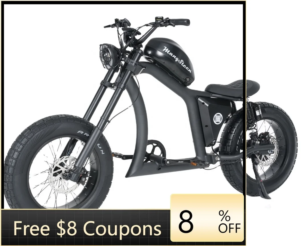 STLF Mangosteen FT-02 Electric Fat Tire Bicycle 48V E-Bikes Hydraulic Brake 1000W Motor Lithium Battery City Bike for Chopper De
STLF Mangosteen FT-02 Electric Fat Tire Bicycle 48V E-Bikes Hydraulic Brake 1000W Motor Lithium Battery City Bike for Chopper De