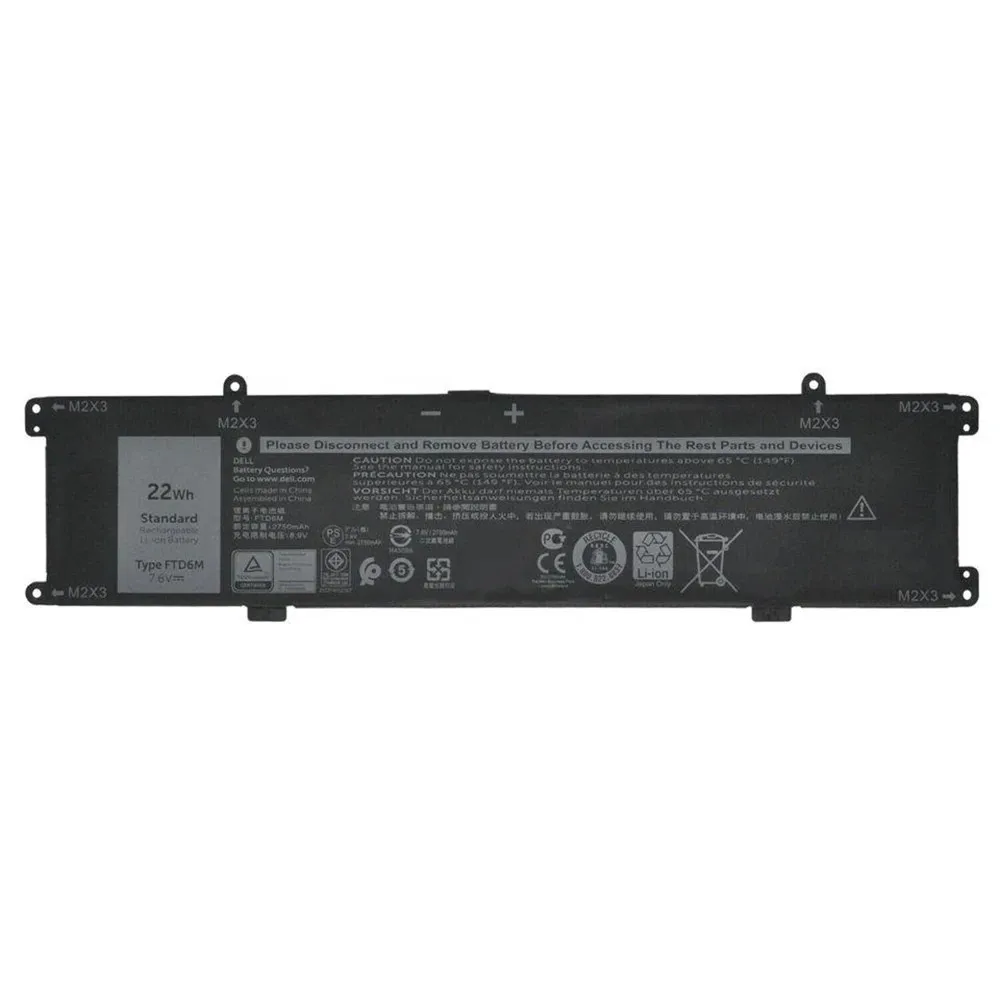 nice New FTD6M 6HHW5 22WH 7.6V Battery for Dell Latitude E7285 2-in-1 Keyboard K17M
nice New FTD6M 6HHW5 22WH 7.6V Battery for Dell Latitude E7285 2-in-1 Keyboard K17M
