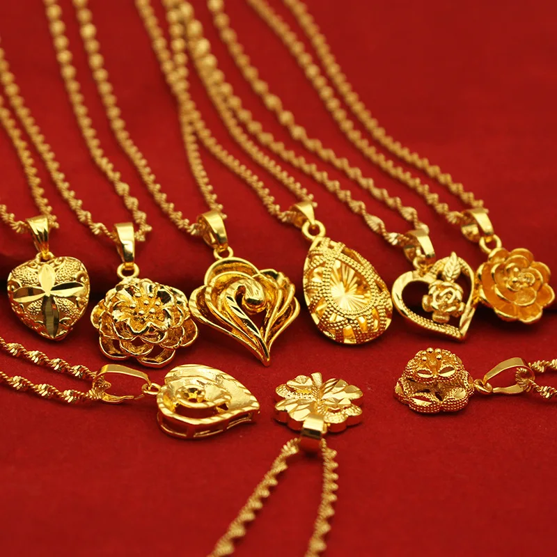 18K Gold Necklace Short Chain Lovely Collarbone Design for Women Party Fine Jewelry Gift Real 24K 999 Yellow Gold Plated Pendant
18K Gold Necklace Short Chain Lovely Collarbone Design for Women Party Fine Jewelry Gift Real 24K 999 Yellow Gold Plated Pendant