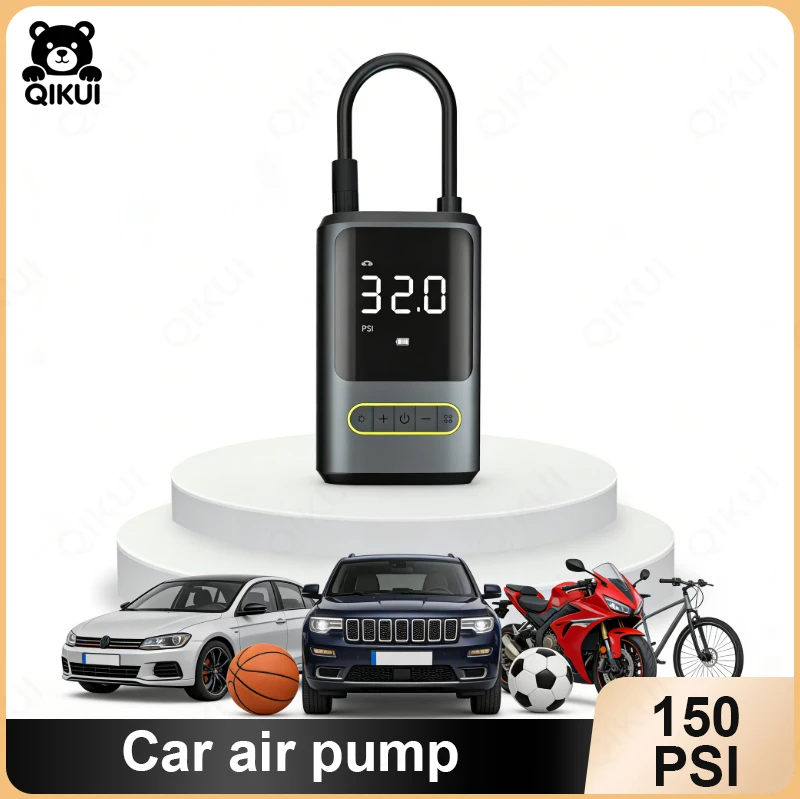 Portable Car Air Compressor for Tire Inflation Wireless Rechargeable Digital Display Mini Electric Bike Pump Emergency Power
Portable Car Air Compressor for Tire Inflation Wireless Rechargeable Digital Display Mini Electric Bike Pump Emergency Power