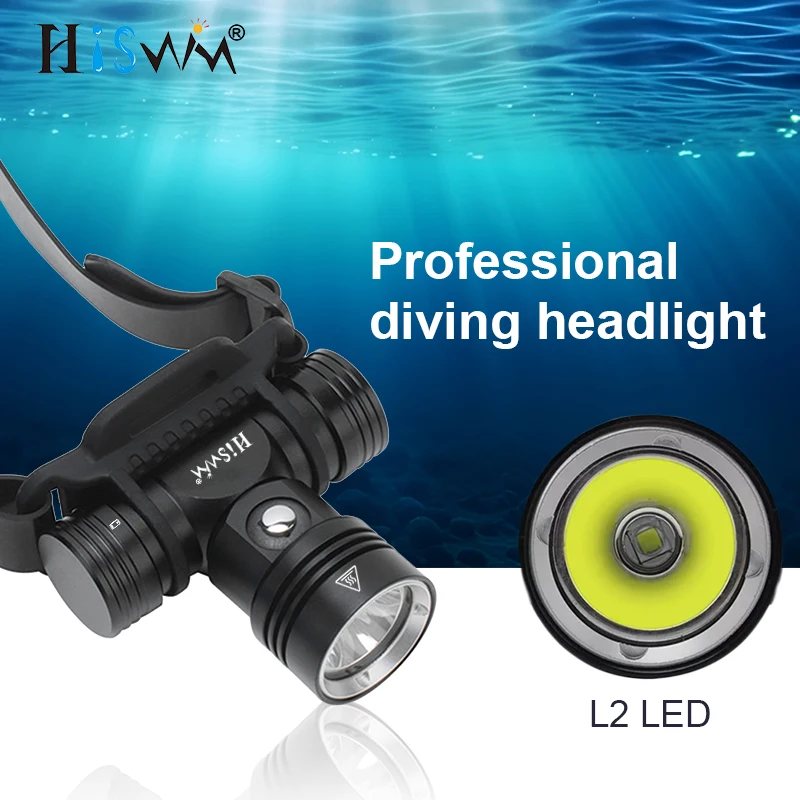 HISWN DH01 Professional diving headlight IPX8 Waterproof L2 LED 1000LM Suitable for scuba diving, outdoor camping, and hiking
HISWN DH01 Professional diving headlight IPX8 Waterproof L2 LED 1000LM Suitable for scuba diving, outdoor camping, and hiking