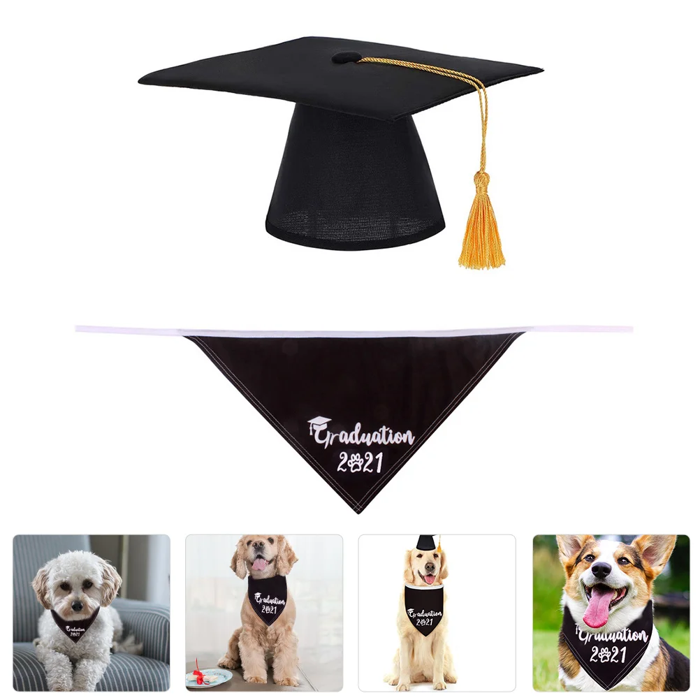 2 Pcs Dog Party Hat Saliva Collar Pet Accessories Puppy Doctoral Cap Costume Dress Up Ideas Safe Material Daily Life
2 Pcs Dog Party Hat Saliva Collar Pet Accessories Puppy Doctoral Cap Costume Dress Up Ideas Safe Material Daily Life