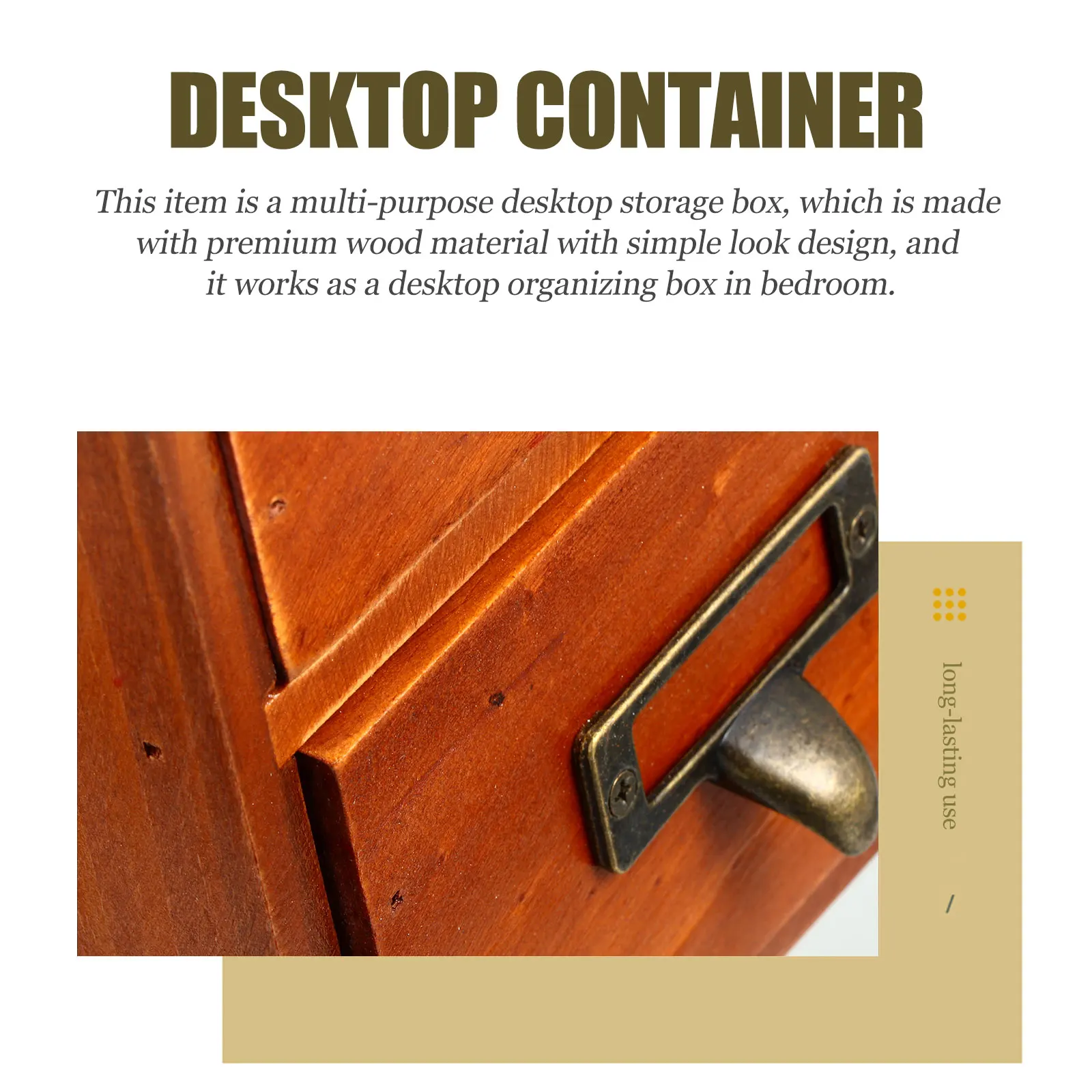 Solid Wood Storage Box Modern Desk Organizer Vintage with Drawers Tabletop Decorative Boxes Dresser Unit Vanity Foldable
Solid Wood Storage Box Modern Desk Organizer Vintage with Drawers Tabletop Decorative Boxes Dresser Unit Vanity Foldable