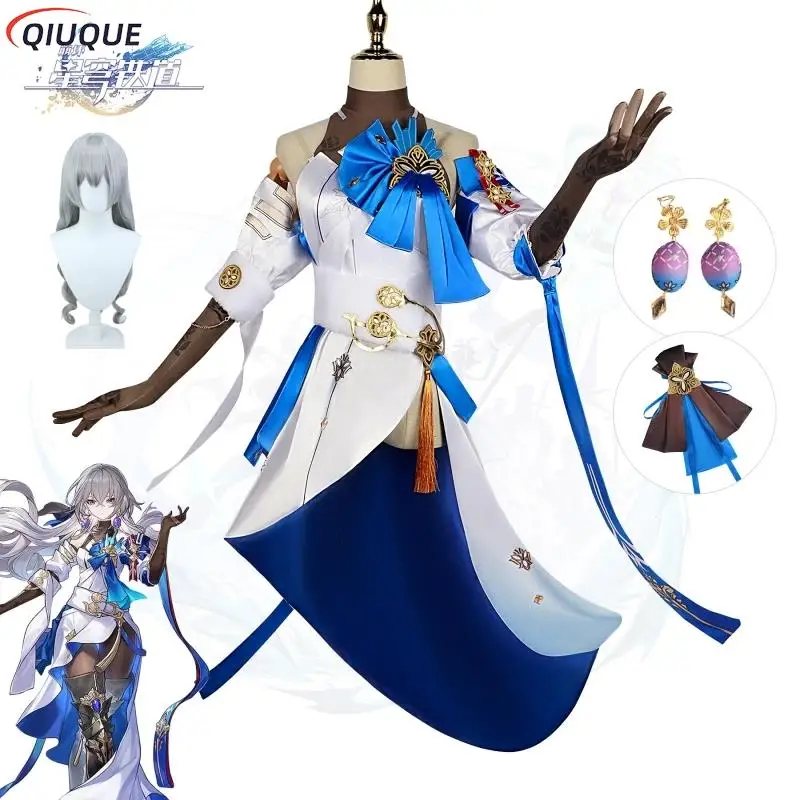 Honkai Star Rail Bronya Cosplay Costume Wig Belobog Guardian Dress Comic Con Role Play Women Halloween Carnival Party Outfit
Honkai Star Rail Bronya Cosplay Costume Wig Belobog Guardian Dress Comic Con Role Play Women Halloween Carnival Party Outfit