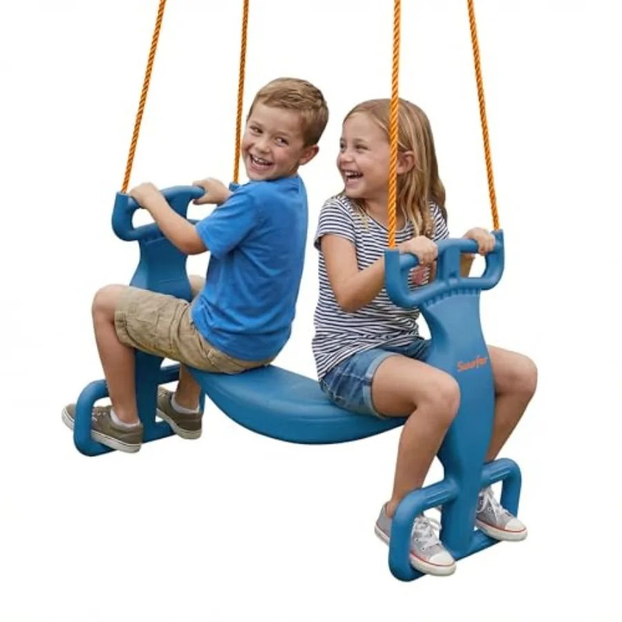 Outdoor kids glider swing set for backyard play, heavy-duty steel, blue/orange, easy install, supports up to 150 lbs, age 3+
Outdoor kids glider swing set for backyard play, heavy-duty steel, blue/orange, easy install, supports up to 150 lbs, age 3+
