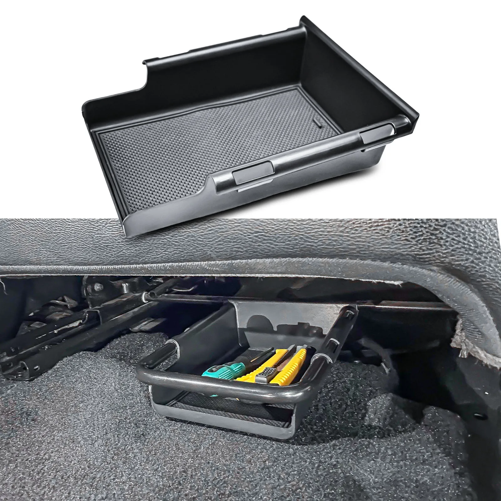 Front Under Seat Storage Organizer Tray For Jeep Wrangler JL JLU 2018-2025 & Gladiator JT Truck Lower Storage Organizer Tray Box
Front Under Seat Storage Organizer Tray For Jeep Wrangler JL JLU 2018-2025 & Gladiator JT Truck Lower Storage Organizer Tray Box