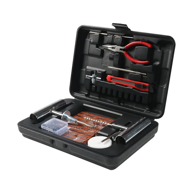 70PCS Tire Repair Kit, Heavy Duty Tire Plug Kit, Tire Patch Kit For Fix A Flat, Tubeless Tire Puncture Change Tool Kit
70PCS Tire Repair Kit, Heavy Duty Tire Plug Kit, Tire Patch Kit For Fix A Flat, Tubeless Tire Puncture Change Tool Kit