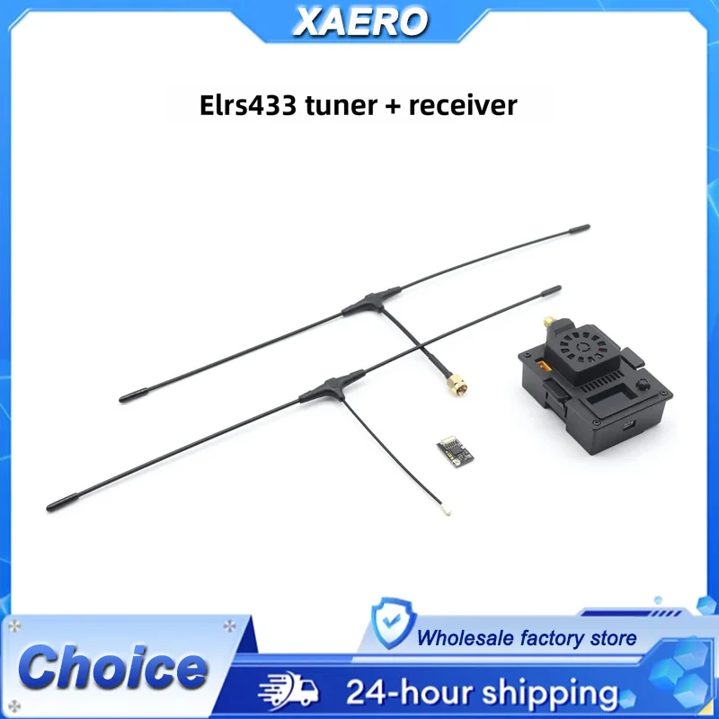 ELRS 433MHz 1W Transceiver (TX+RX) - Tunable to 350/400/500MHz, High Power Long Range System for Ultimate FPV & UAV
ELRS 433MHz 1W Transceiver (TX+RX) - Tunable to 350/400/500MHz, High Power Long Range System for Ultimate FPV & UAV