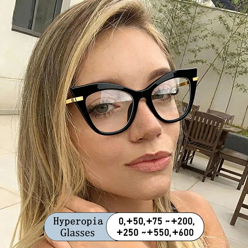 New Fashion Brand Design Cat Eye Butterfly Frame Photochromic Anti Blue Light Women Prescription Femel Reading Glasses 0 to +600
New Fashion Brand Design Cat Eye Butterfly Frame Photochromic Anti Blue Light Women Prescription Femel Reading Glasses 0 to +600
