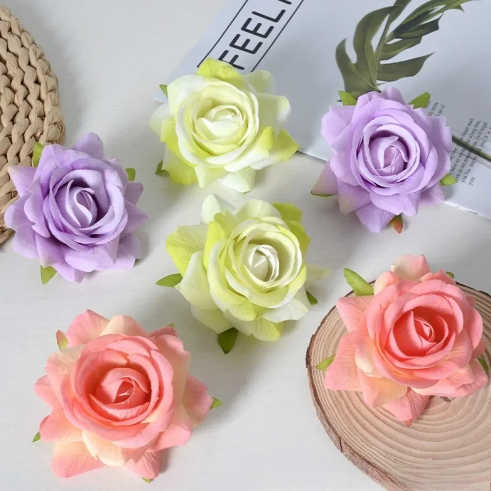 8CM Silk Rose Artificial Flower Heads DIY Scrapbooking Decor for Weddings Christmas Home Wall Wreath Cake Candy Box Decoration
8CM Silk Rose Artificial Flower Heads DIY Scrapbooking Decor for Weddings Christmas Home Wall Wreath Cake Candy Box Decoration