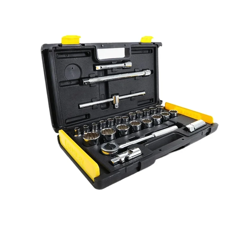 120 Pieces 12.5MM Series Metric Set Ratchet Sleeve Wrench Set Auto Repair Tools
120 Pieces 12.5MM Series Metric Set Ratchet Sleeve Wrench Set Auto Repair Tools