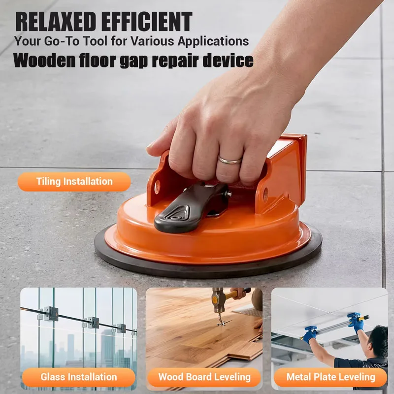 1/2PCS Wood Floor Gap Closer Tool Suction Cup Puller with Tap Hammer for Laminate Plank Crack Tightening Repair
1/2PCS Wood Floor Gap Closer Tool Suction Cup Puller with Tap Hammer for Laminate Plank Crack Tightening Repair