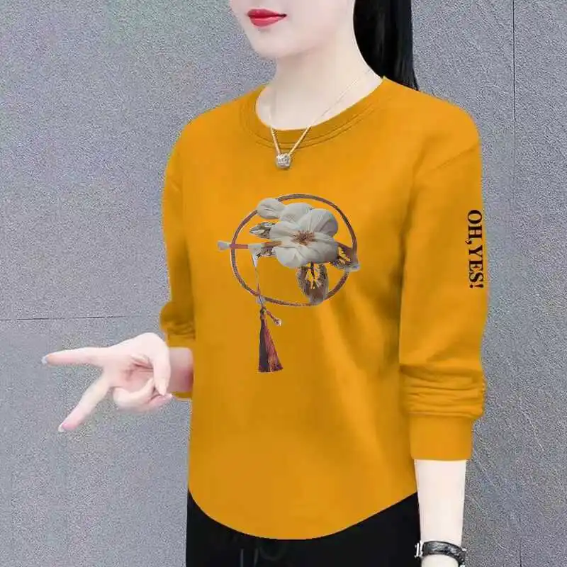 Long Sleeve T-Shirt Fashionable New Chinese Style Mom Middle Aged And Elderly Top Youthful Looking Loose Fit round Neck Sweat...
Long Sleeve T-Shirt Fashionable New Chinese Style Mom Middle Aged And Elderly Top Youthful Looking Loose Fit round Neck Sweat...