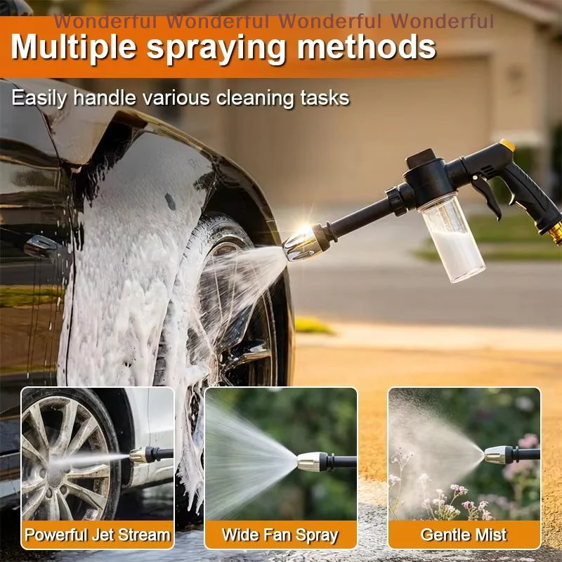 Versatile Garden Hose Nozzle High Pressure for Car and RV Cleaning
Versatile Garden Hose Nozzle High Pressure for Car and RV Cleaning