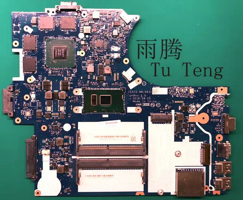 NM-A831 is suitable for Lenovo E570 CE570 NM-A831 i7-7500U 2.7 GHz GTX950M DDR4 notebook motherboard test work 100% original
NM-A831 is suitable for Lenovo E570 CE570 NM-A831 i7-7500U 2.7 GHz GTX950M DDR4 notebook motherboard test work 100% original