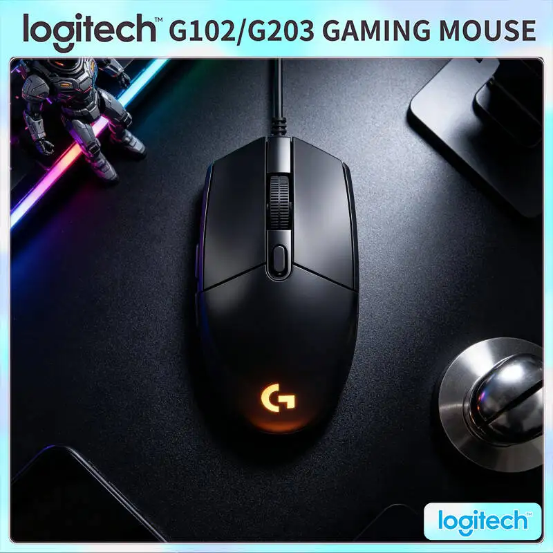 Logitech G102 Wired Gaming Mouse HERO Sensor Technology 20M Click Lifespan RGB Lighting for Esports Gamers
Logitech G102 Wired Gaming Mouse HERO Sensor Technology 20M Click Lifespan RGB Lighting for Esports Gamers