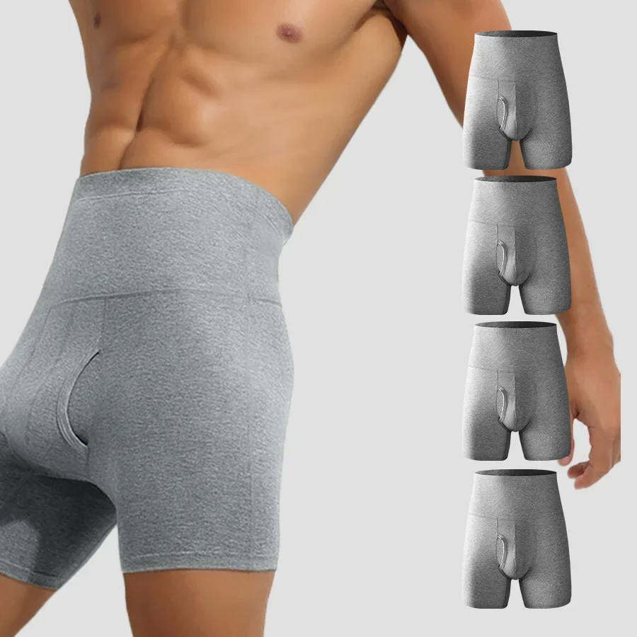 3pcs Men's underwear Men's cotton high waist belly large size extended anti - wear leg fat warm sports boxers
3pcs Men's underwear Men's cotton high waist belly large size extended anti - wear leg fat warm sports boxers