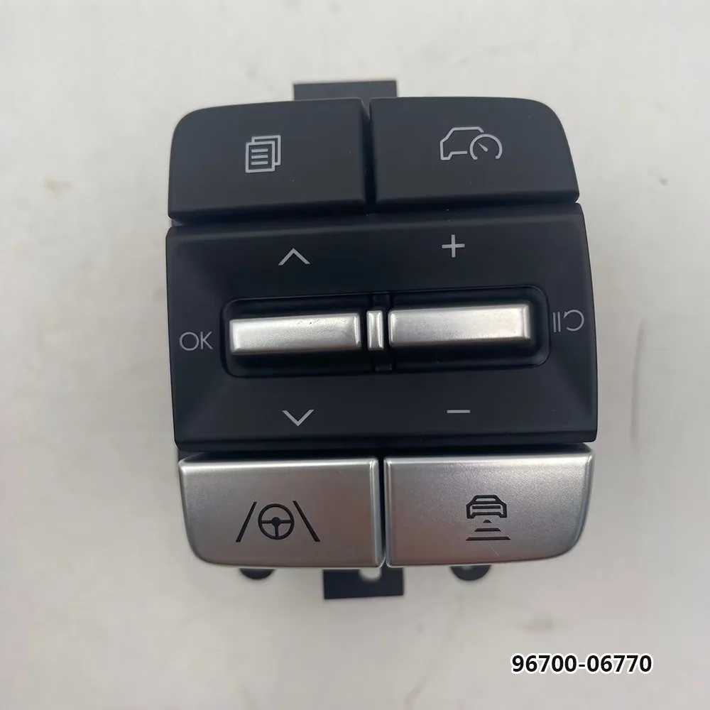 Multifunction Steering Wheel Cruise Control for Hyundai Accent 2024 96710-06770 96700-06770 Interior Accessories Brand New 1pc
Multifunction Steering Wheel Cruise Control for Hyundai Accent 2024 96710-06770 96700-06770 Interior Accessories Brand New 1pc