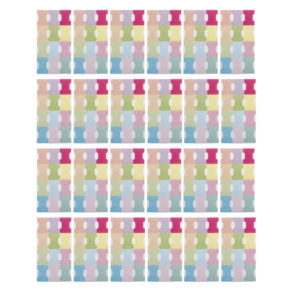 24 Sheets Book Sticky Tabs Index Tabs Writable Adhesive Page Markers for Annotation Document Filing Binder School Office Use
24 Sheets Book Sticky Tabs Index Tabs Writable Adhesive Page Markers for Annotation Document Filing Binder School Office Use