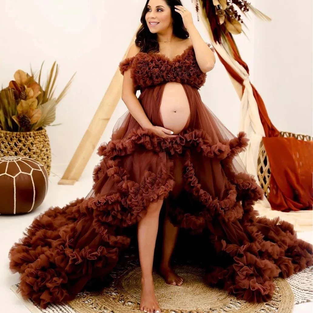 Vintage Tulle Maternity Dresses See Through Long Gowns Fluffy Women Photoshoot Wedding Anniversary Bridal Sleepwear Nightwear
Vintage Tulle Maternity Dresses See Through Long Gowns Fluffy Women Photoshoot Wedding Anniversary Bridal Sleepwear Nightwear
